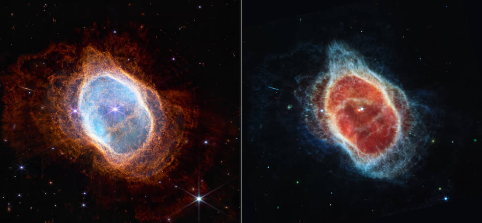 Nebuloasa Inelul Sudic - telescopul James Webb