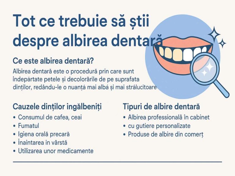 Tot ce trebuie să știi despre albirea dentară
